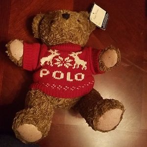 Vintage polo bear 1998 Christmas season